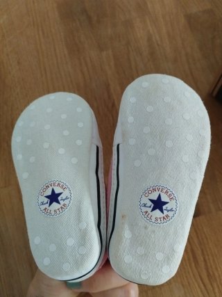 Botas Converse Bebé Rosa T. 3(US)= 19(EUR)=11,5cm