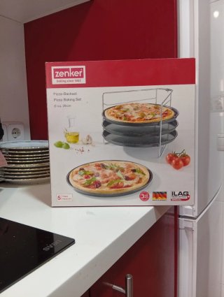 Set Pizzera Zenker 3 Niveles 29cm