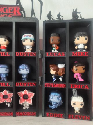 Colección Funko Pop Stranger Things + Estante