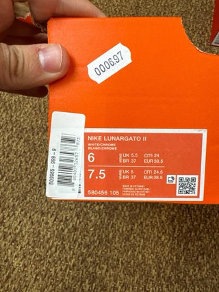 Nike Lunargato II Scarpe Calcio Taglia 38.5