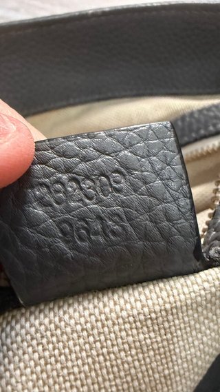 Borsa Gucci Donna Grigia Pelle