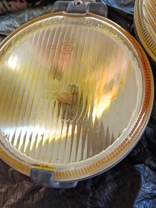 Fari fendinebbia Bosch gialli vintage