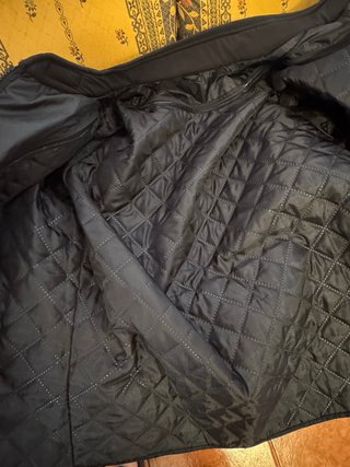 Chaqueta de moto negra