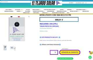 Batería Litio DEYE 5120W 100AH 48V