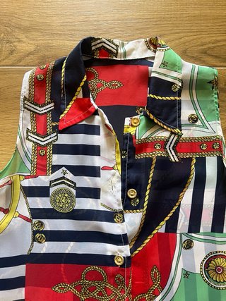 Camicia estiva ampia colorata made in italy donna