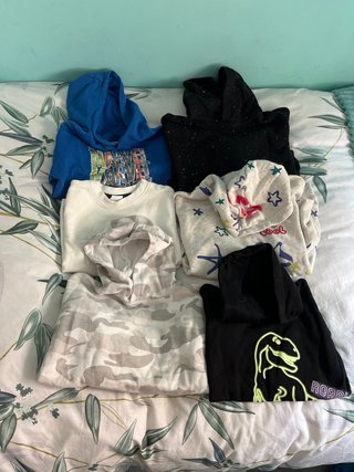 Lote 6 sudaderas niño