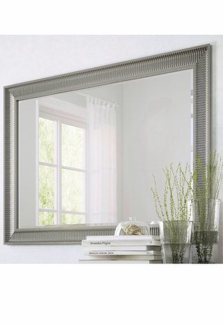 Espejo Plata Gris 91x130 cm