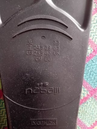 Aletas de natación Nabaiji