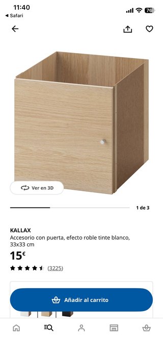 Estantería Kallax Ikea con puerta
