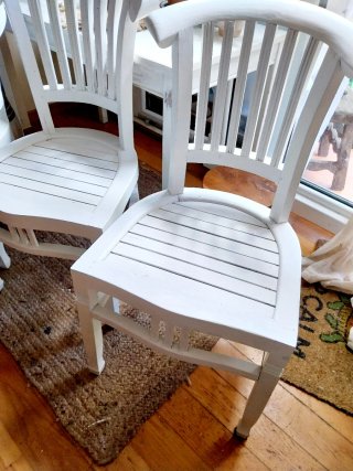 3 Sillas de Madera  de teca oferta