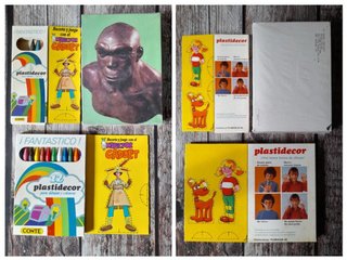 Lote sobres, cuentos y cromos