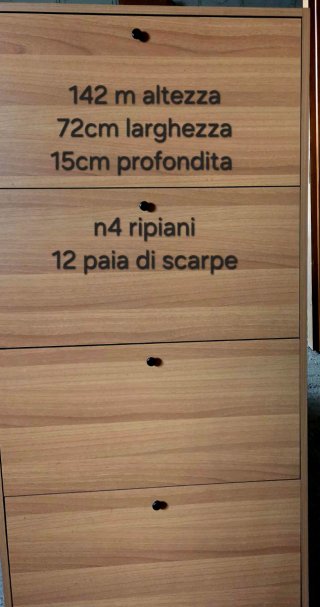Scarpiera effetto legno