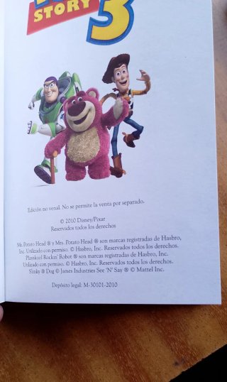 Pack Toy Story 3: Libro + DVD