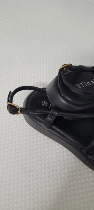 Sandalias Tina's Negras Talla 38