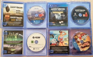 Lote 4 Juegos PS4/PS5: FC 25, GTA V, Ghost Recon
