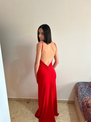 Vestido Largo Rojo para Eventos