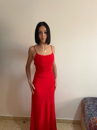 Vestido Largo Rojo para Eventos