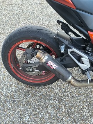 Kawasaki Z800 Negra/Naranja