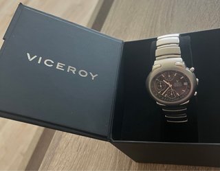 Reloj Viceroy cronógrafo negro NUEVO (200€ tienda)