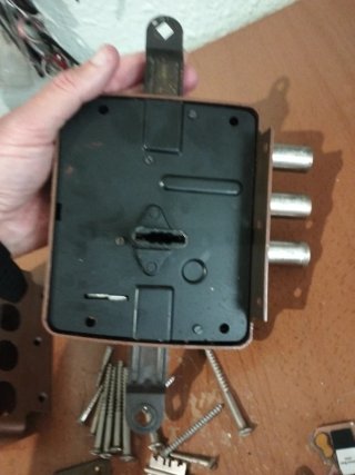 Cerradura de seguridad con 2 llaves