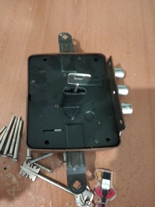 Cerradura de seguridad con 2 llaves
