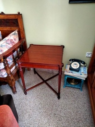 Lote diván, banca, escritorio y mesita