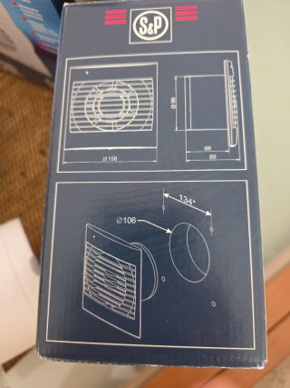 Extractor Baño S&P DECOR100 C