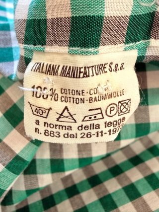 Camicia Valentino Jeans quadri uomo 42 XXL cotone