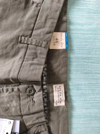 Pantalón chino Sfera verde oliva Talla XL