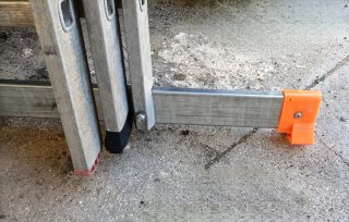Barra stabilizzatrice zincata con gommini
