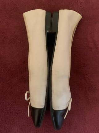 Chanel ballerine bianche e nere 39.5