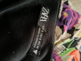 Abito Zara fantasia floreale viscosa