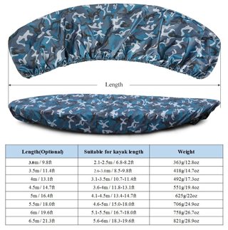 Funda impermeable kayak Lixada camuflaje 3,5 m