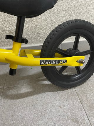 Bicicleta senza pedali Sawyer gialla