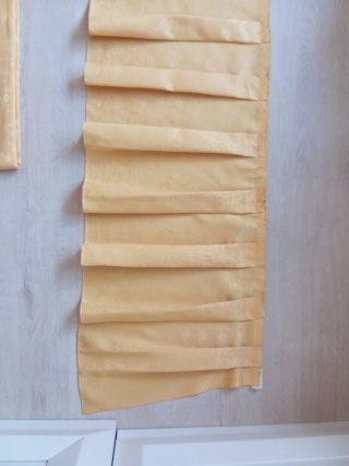 Bandó cajonera y retal tela amarillo