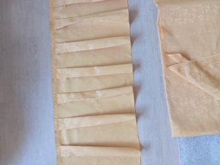 Bandó cajonera y retal tela amarillo