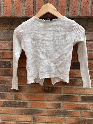 Camisa de punto transparente XXS Massimo Dutti