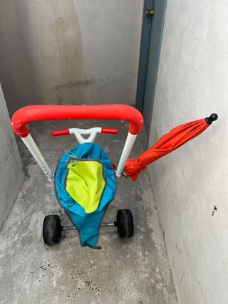 Triciclo infantil con sombrilla Bici/carro