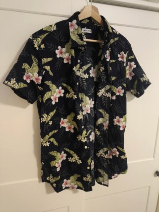 Camisa Jack & Jones floral manga corta