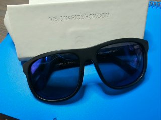 Gafas de sol Visionario negras y azules