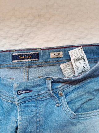 Pantalón vaquero Salsa T.42 Skinny