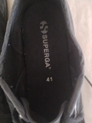Zapatillas Superga Mujer Talla 41 Negras