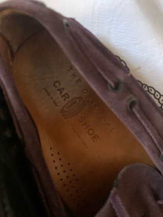 Car Shoe viola scamosciati uomo donna