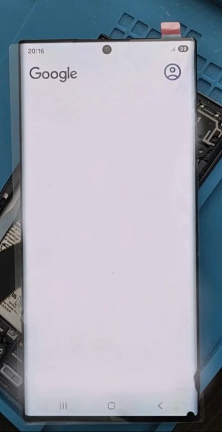 Pantalla Samsung S22 Ultra sin marco