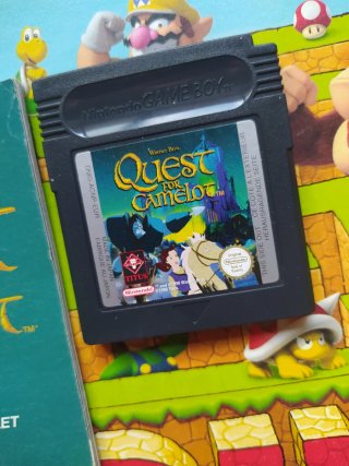 -Con manual- Quest for Camelot Game Boy Color 🇪🇦