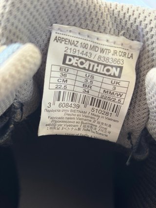 Botas de montaña Quechua Talla 36