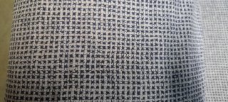 Sofá de tela gris/ beig y azul