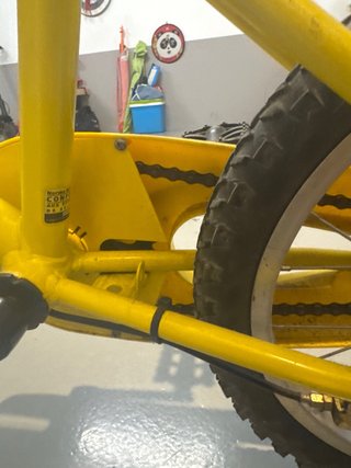 Bicicleta Infantil Decathlon Amarilla