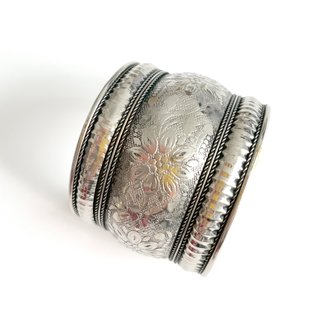 Pulsera Brazalete Étnico Boho Latón