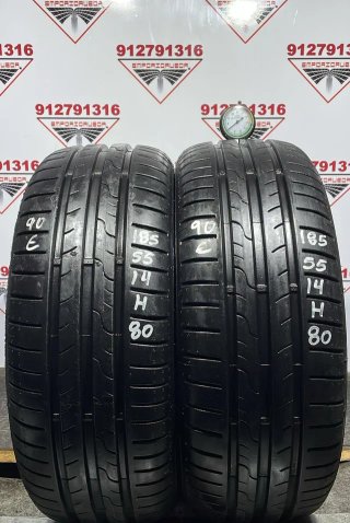 185 55 14 H DUNLOP RUEDA AL 90% VIDA UTIL